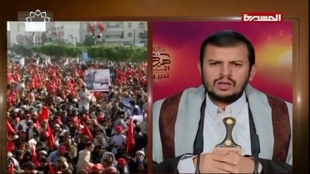 صنعا میں یوم عاشور کے اجتماع  سے تحریک انصار اللہ کے سربراہ کا خطاب