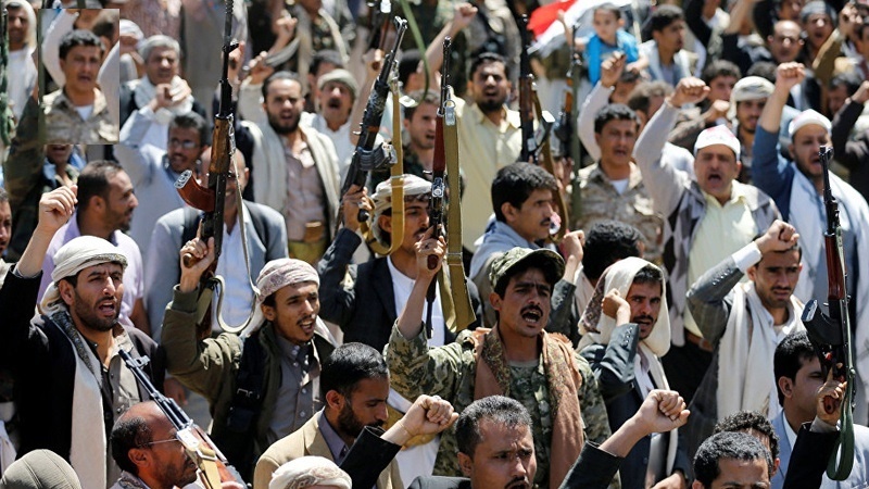 صنعا میں اقوام متحدہ کے دفتر کے سامنے یمنی عوام کا احتجاج