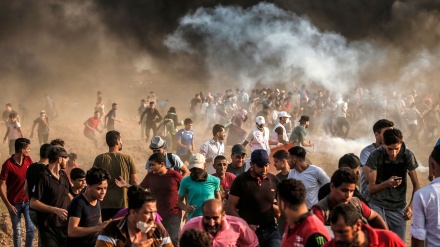 پرامن واپسی مارچ پر صیہونی جارحیت، 1 شہید 395زخمی