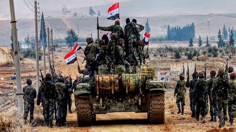 صحرائی علاقوں میں شامی فوج کی پیش قدمی 