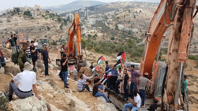 صیہونیوں کی دہشتگردی اور فولادی فلسطین ۔ ویڈیو