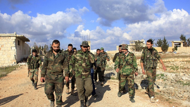 سویدا کے مشرق میں داعش کے خلاف شامی فوج کی کارروائی