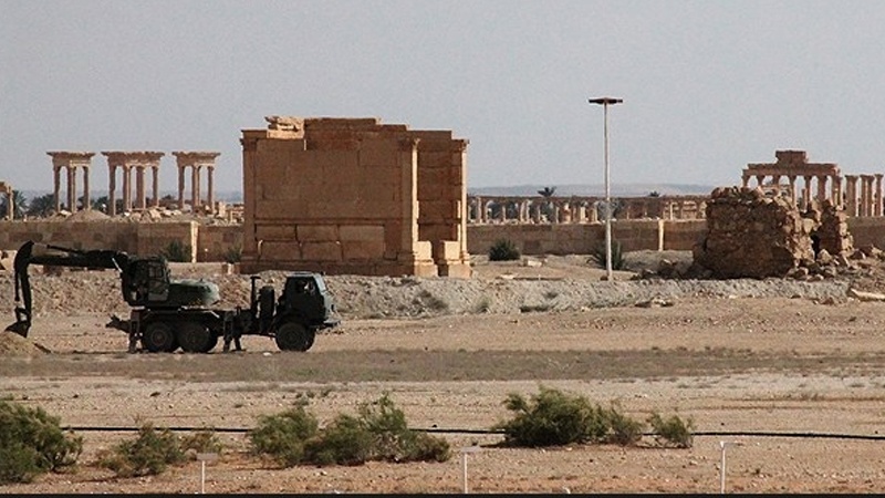 لەقاودانی مۆسکۆ لەسەر هاودەست بوونی سوپای ئەمریکا لەگەڵ تیرۆریستان لە تەدموری سوریا 