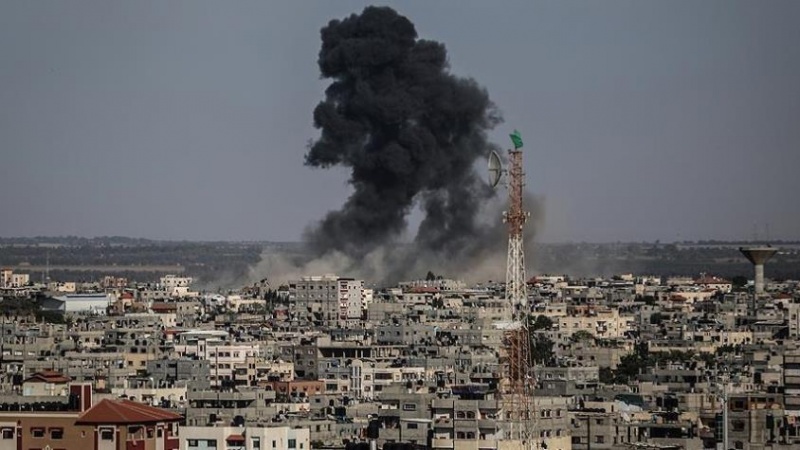 غزہ میں حماس کے ٹھکانوں پر اسرائیل کی گولہ باری