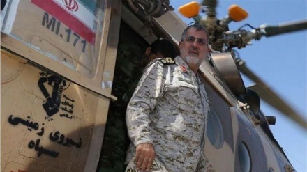 سەفەری فەرماندەری هێزی زەونی سپای پاسداران بۆ پاکستان بە مەبەستی پێ و شوێن گرتنی دۆخی سنوورڤانان