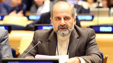 ڕەخنەی باڵیۆزی ئێران لە نەتەوە یەکگرتووەکان لە ڕوانگەی ئامرازیانەی ئەمریکا و کەنەدا بەرامبەر بە مافی مرۆڤ