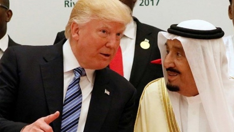 آل سعود امریکی دھمکی سے خوفزدہ، سینچری ڈیل کی حمایت کا اعلان