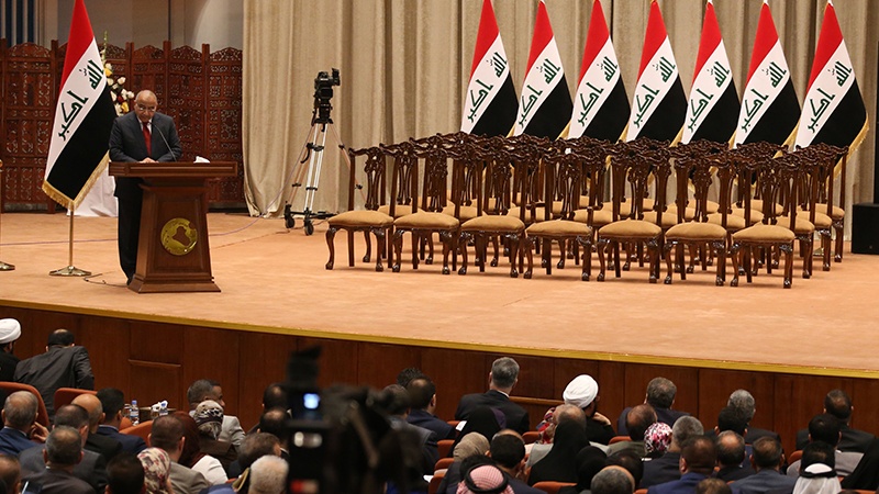  عراق کے نومنتخب وزیراعظم عادل المہدی کی تقریب حلف برداری