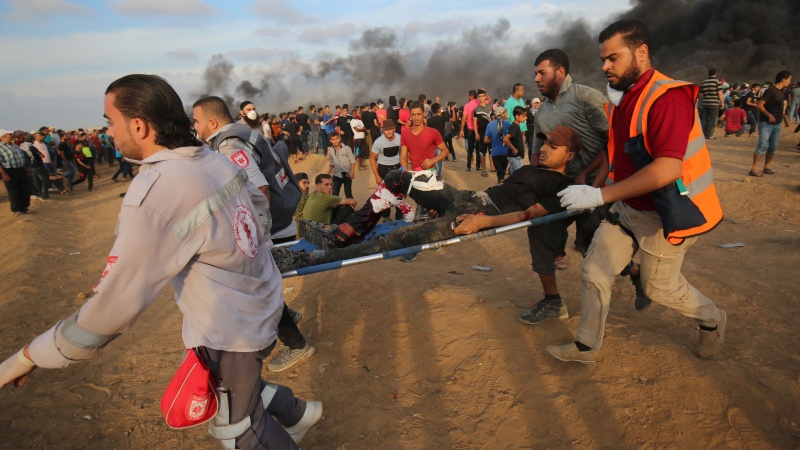 صیہونی فوجیوں کی فائرنگ سے 53 فلسطینی زخمی