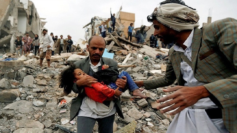 یمنی بچوں کے خلاف وحشیانہ سعودی جارحیت