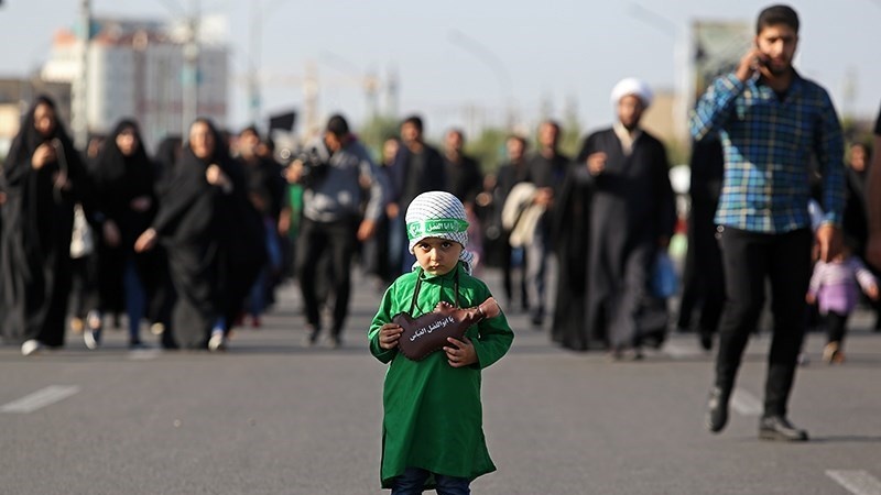 تہران میں اربعین کا پیدل مارچ اور جلوس