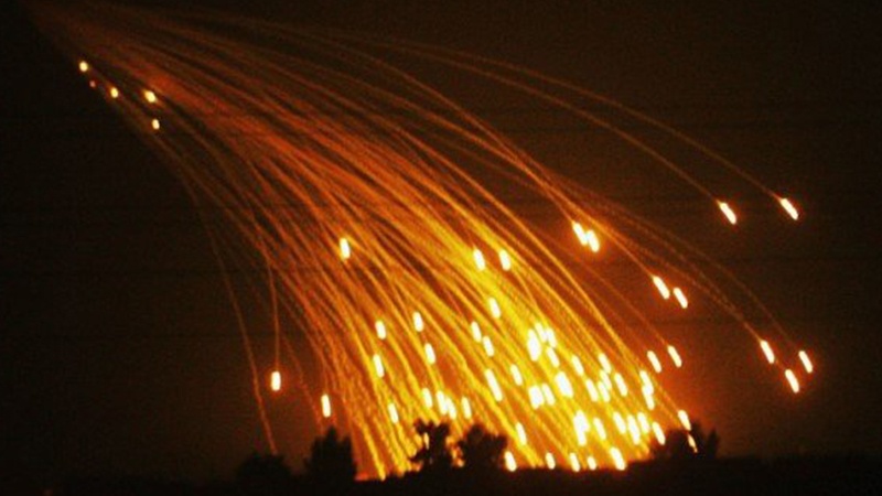 شام میں ہجین پر وائٹ فاسفورس بموں سے حملہ