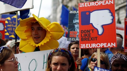 İngiltərədə brexit ilə müxalifət aksiyası