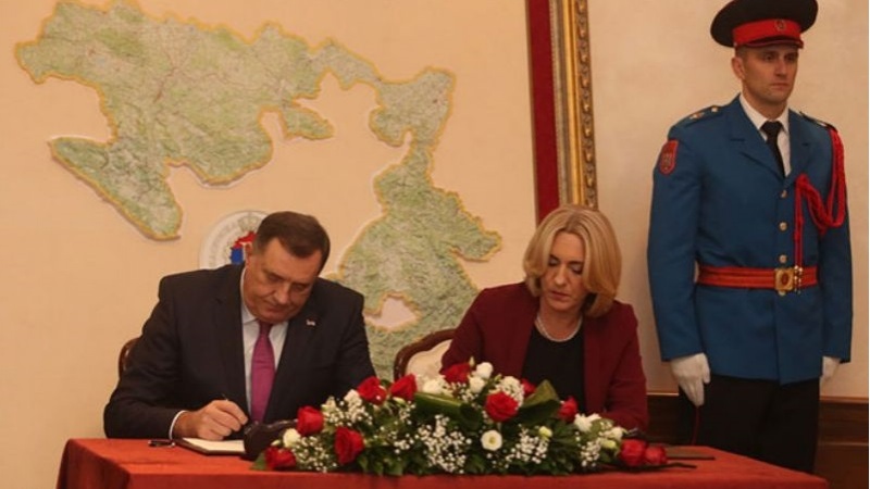 Cvijanović preuzela dužnost od Milorada Dodika