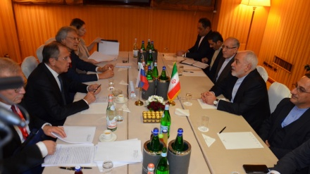 روم میں ایران اور روس کے وزرائے خارجہ کی ملاقات 