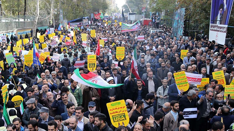 İranın 13 aban yürüşü dünya medialarında