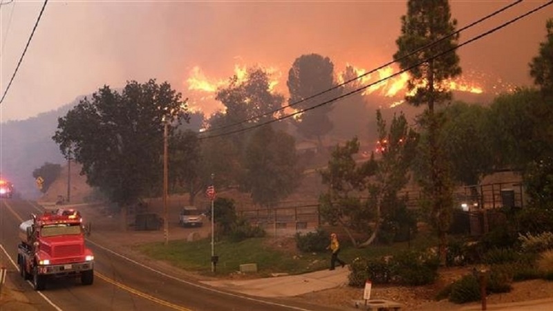 کیلیفورنیا کی آگ نے نو افراد کی جان لے لی