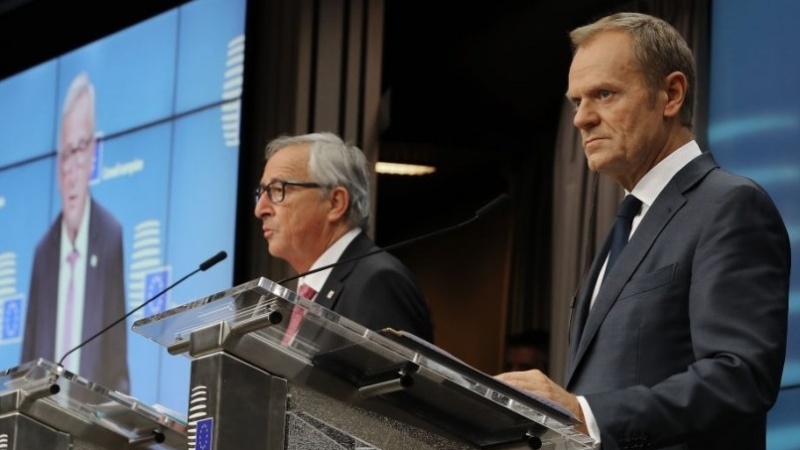 Foto: Guliver/Gettyimages: Tusk i Junker