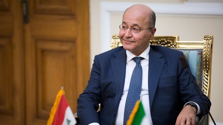 İraq prezidenti İŞİD üzərində qələbə münasibətilə təşkil edilmiş şənlik mərasimində İrana təşəkkür etdi