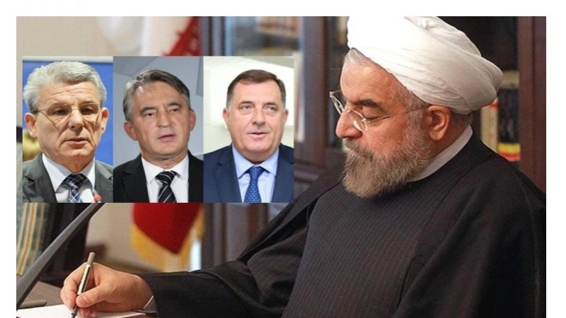 Iranski predsjednik Rohani uputio čestitku novim članovima Predsjedništva BiH