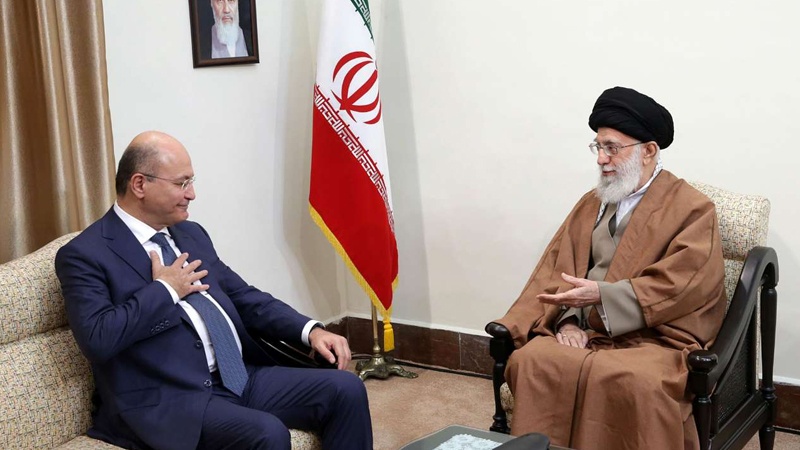 ایران اور عراق کے تعلقات کے فروغ پر رہبر انقلاب اسلامی کی تاکید