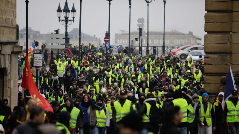 فرانس میں احتجاج اور مظاہرے