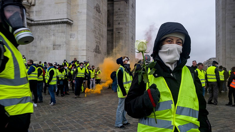 فرانس میں پیلی جیکٹ کے مظاہرے