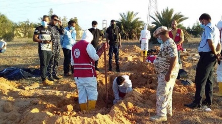لیبیا، خلیفہ کے ما تحت علاقے میں اجتماعی قبروں کا انکشاف