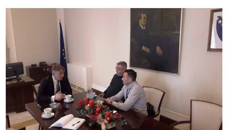 Komšić primio Davora Dragičevića i Muriza Memića