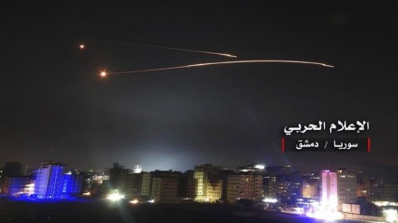 اسرائیلی جنگی طیاروں کا دمشق پر حملہ پسپا