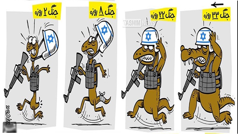 اسرائیل کی طاقت! ۔ کارٹون