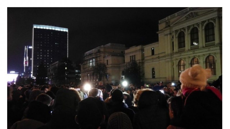 Protest građana Sarajeva u znak podrške uhapšenom Davoru Dragičeviću