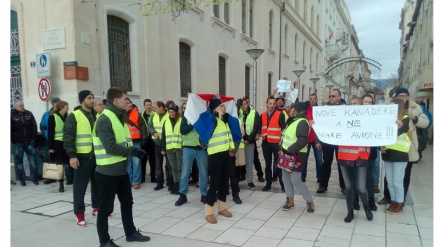 Hrvatski Žuti prsluci protestovali u Zagrebu, Puli, Čakovcu