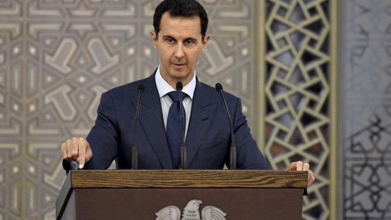 ایران کے لئے شام کی حمایت پر بشار اسد کی تاکید