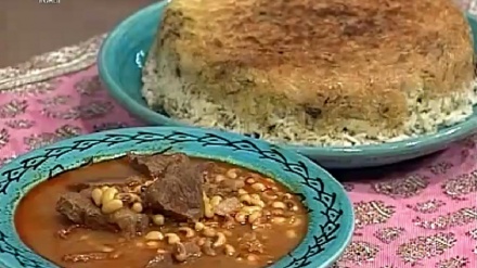 ترشی قورمه و شوید پڵاو