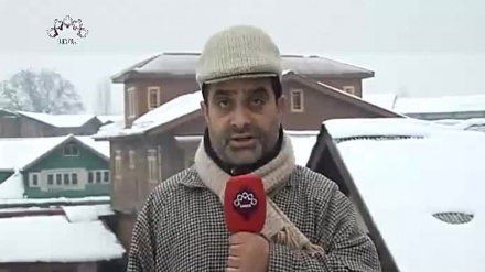ہندوستان کےزیر انتظام کشمیر میں شدید برفباری