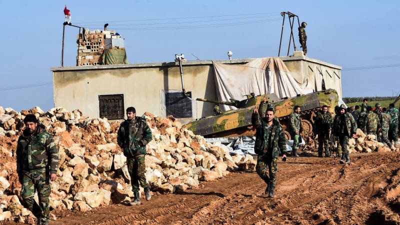 صوبہ حماہ میں شامی فوج کی دہشت گردوں کے خلاف کارروائی