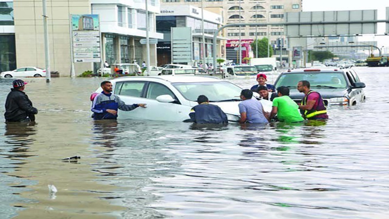 سعودی عرب میں سیلاب، 18 افراد ہلاک و زخمی