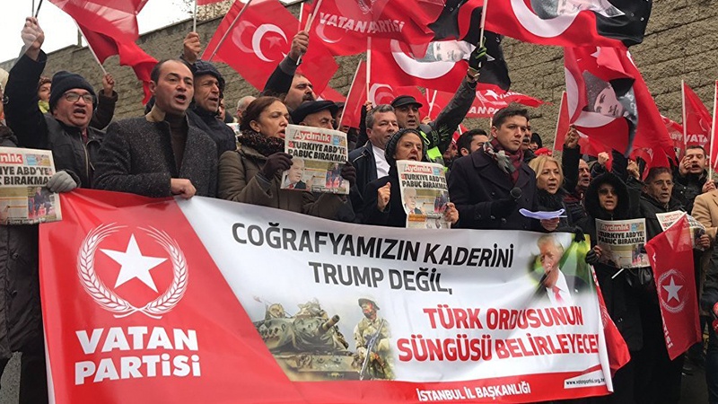 ABŞ əleyhinə aksiya - İstanbulda 