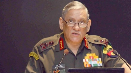 ہندوستانی فوج کے کمانڈر کا پاکستان پر دہشتگردی کی حمایت کا الزام 