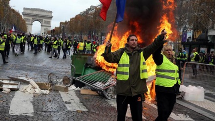 فرانس میں مظاہرے درجنوں افراد زخمی و گرفتار