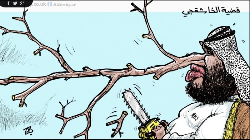 آل سعود اور خاشقجی قتل ۔ کارٹون