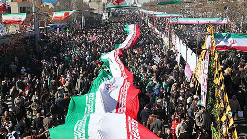 جشن انقلاب کی عظیم الشان ریلیوں نے دشمنوں کو مایوس کردیا: ایرانی عہدیداروں کے بیانات 