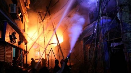 بنگلادیش: عمارت میں آگ لگنے سے 110 افراد جاں بحق و زخمی