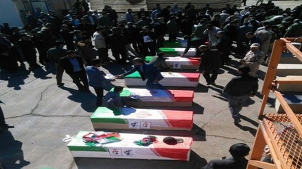 ایران، 250 شہداء کی تدفین، غیر ملکی میڈیا میں ملی کوریج