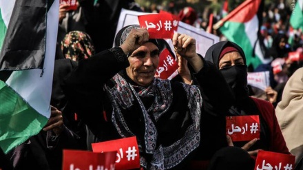 فلسطین، محمود عباس کے خلاف مظاہرے ۔ تصاویر