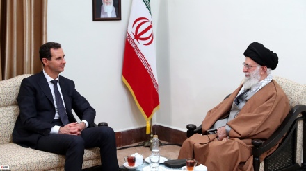 دیداری بەشار ئەسەد لەگەڵ ڕێبەری مەزنی شۆڕشی ئیسلامی