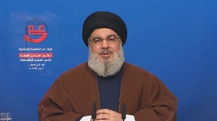حزب اللہ نے امریکی صیہونی سازشوں کو ناکام بنادیا ہے، نصراللہ 
