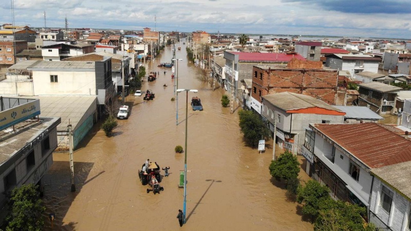 ایران میں سیلاب متاثرین کیلئے امدادی کارروائیاں