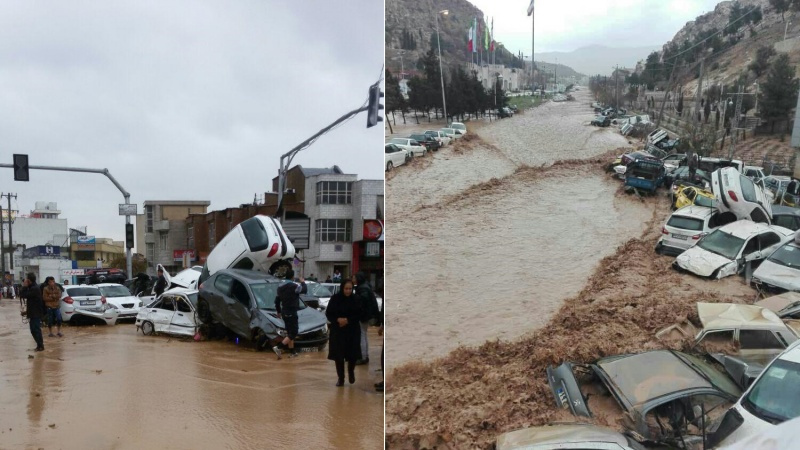 İranın Fars vilayətində sel tələfata səbəb olub